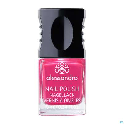 Sie sehen eine Packung Alessandro Nagellack 189 Pink Melon 10ml, Produktbild: 01 Alessandro Nagellack 189 Pink Melon 10ml, A-Nr.: 4626340 - 01