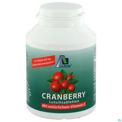 Cranberry Lutschtabl Avi 120st, A-Nr.: 3831138 - 02