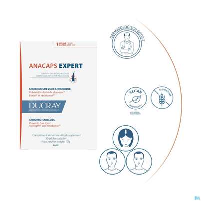 Ducray Anacaps F.d.haar Haarausfall Kapseln Expert23 90st, A-Nr.: 5688886 - 25