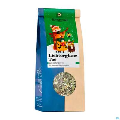 Sie sehen eine Packung Sonnentor Lichterglanz Kraeutertee Lose 01200 45g, Produktbild: 01 Sonnentor Lichterglanz Kraeutertee Lose 01200 45g, A-Nr.: 5683647 - 01