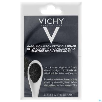 Vichy Purete Thermale Maske/duo-sachet Detox Kohle 12ml, A-Nr.: 4870399 - 02