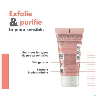 Sie sehen eine Packung Avene Basislinie Mildes Peeling-gel 50ml, Produktbild: 09 Avene Basislinie Mildes Peeling-gel 50ml, A-Nr.: 5961454 - 09