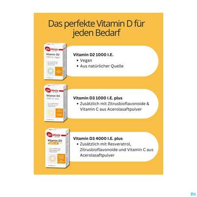Vitamin D3 Kapseln 1000ie Plus -dr.wolz Nr 60 60st, A-Nr.: 3839335 - 11