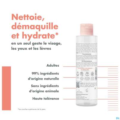 Sie sehen eine Packung Avene Basislinie Mizellenwasser 100ml, Produktbild: 10 Avene Basislinie Mizellenwasser 100ml, A-Nr.: 5939704 - 10