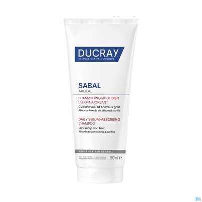 Sie sehen eine Packung Shampoon Ducray Sabal/argeal Talgabsorbierend 200ml, Produktbild: 03 Shampoon Ducray Sabal/argeal Talgabsorbierend 200ml, A-Nr.: 5964412 - 03
