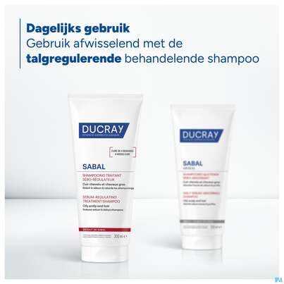 Sie sehen eine Packung Shampoon Ducray Sabal/argeal Talgabsorbierend 200ml, Produktbild: 26 Shampoon Ducray Sabal/argeal Talgabsorbierend 200ml, A-Nr.: 5964412 - 26