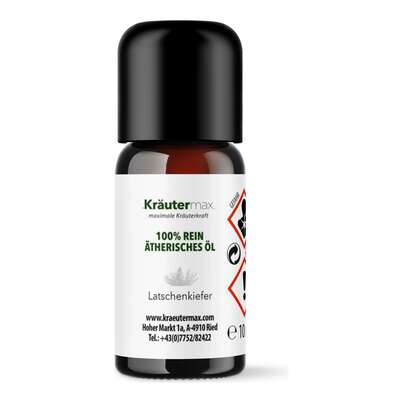 Sie sehen eine Packung Latschenkiefer Öl 10 ml, Produktbild: 01 Latschenkiefer Öl 10 ml, A-Nr.: 4318733 - 01
