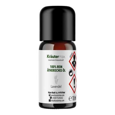 Sie sehen eine Packung Lavendel Öl 10 ml, Produktbild: 01 Lavendel Öl 10 ml, A-Nr.: 4347634 - 01