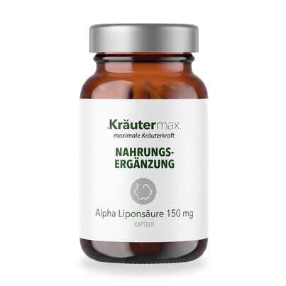 Sie sehen eine Packung Alpha Liponsaeure Kapseln 60 Stueck, Produktbild: 01 Alpha Liponsaeure Kapseln 60 Stueck, A-Nr.: 4887709 - 01