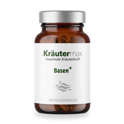 Sie sehen eine Packung Basen Kapseln 60 Stück, Produktbild: 01 Basen Kapseln 60 Stück, A-Nr.: 4318029 - 01