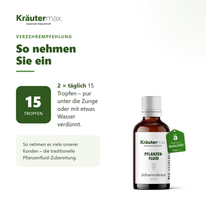 Sie sehen eine Packung Johanniskraut Tropfen 50 ml, Produktbild: 05 Johanniskraut Tropfen 50 ml, A-Nr.: 4317751 - 05