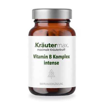 Sie sehen eine Packung Vitamin B Komplex intense Kapseln 60 Stück, Produktbild: 01 Vitamin B Komplex intense Kapseln 60 Stück, A-Nr.: 5083284 - 01