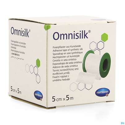 Fixierpflaster Omnisilk 5mx 5cm 1st, A-Nr.: 1566123 - 02