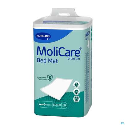 Inkontinenz Molicare Premium/bed Mat 5 Tropfen 60x90cm 30st, A-Nr.: 4522178 - 02