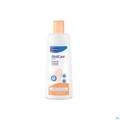 Sie sehen eine Packung Molicare Skin Haut-pflegeoel Neu 500ml, Produktbild: 01 Molicare Skin Haut-pflegeoel Neu 500ml, A-Nr.: 5735255 - 01
