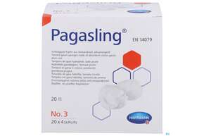 Pagasling Schlinggaze Tupfer Steril Gr 3 80st, A-Nr.: 4397224 - 01