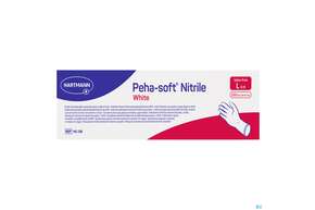 Untersuchungshandschuhe Peha/soft/puderfrei Nitrile Unsteril White L 200st, A-Nr.: 3994053 - 01