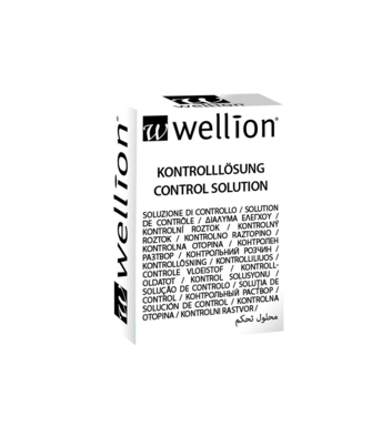 Sie sehen eine Packung WELL980 Wellion CALLA Kontrolllösung Stufe 2 DE, Produktbild: 01 WELL980 Wellion CALLA Kontrolllösung Stufe 2 DE, A-Nr.: 3322997 - 01