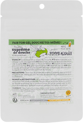 Sie sehen eine Packung Duschgel Pulver Grüner Apfel StepOne, Produktbild: 01 Duschgel Pulver Grüner Apfel StepOne, A-Nr.: 5447094 - 01