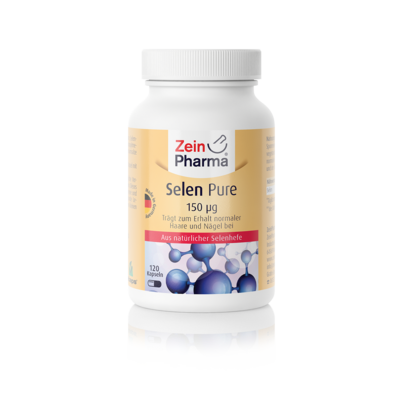 Sie sehen eine Packung Zeinpharma Selen Pure 150 mcg, Produktbild: 02 Zeinpharma Selen Pure 150 mcg, A-Nr.: 3818787 - 02