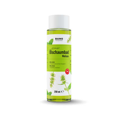 Sie sehen eine Packung Arlberger Ölschaumbad Melisse, Produktbild: 01 Arlberger Ölschaumbad Melisse, A-Nr.: 0553503 - 01