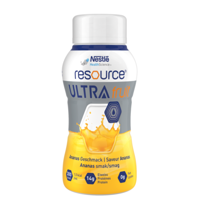 Sie sehen eine Packung Resource® Ultra Fruit, Produktbild: 01 Resource® Ultra Fruit, A-Nr.: 5422585 - 01