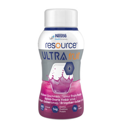 Sie sehen eine Packung Resource® Ultra Fruit, Produktbild: 01 Resource® Ultra Fruit, A-Nr.: 5422579 - 01
