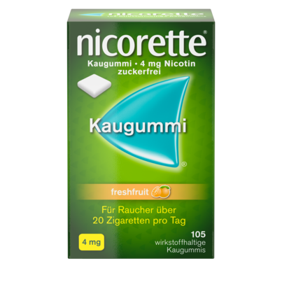 nicorette® Kaugummi freshfruit 4mg, A-Nr.: 3500097 - 01