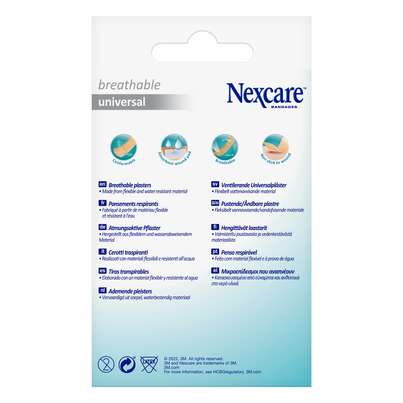 Nexcare™ Breathable Universal Pflaster, assortiert, 40/Packung, A-Nr.: 5680689 - 02