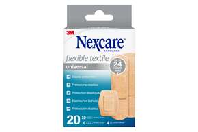 Nexcare™ Flexible Textile Universal Pflaster, assortiert, 20/Packung, A-Nr.: 5386949 - 01