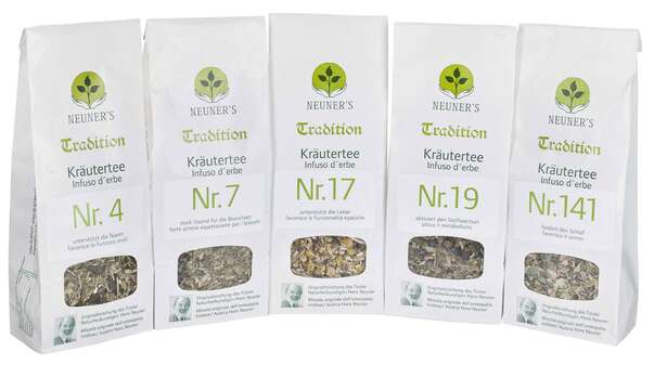 Sie sehen eine Packung Tradition Kräutertee Nr. 19, Produktbild: 02 Tradition Kräutertee Nr. 19, A-Nr.: 2477806 - 02