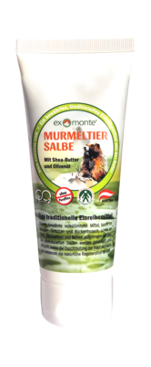 Sie sehen eine Packung Exmonte Murmeltiersalbe 70 ML Tube, Produktbild: 01 Exmonte Murmeltiersalbe 70 ML Tube, A-Nr.: 5451813 - 01