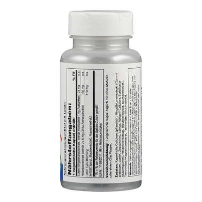 Sie sehen eine Packung Supplementa Lutein-Eyes Advanced 24 Kapseln Solaray, Produktbild: 02 Supplementa Lutein-Eyes Advanced 24 Kapseln Solaray, A-Nr.: 5597793 - 02