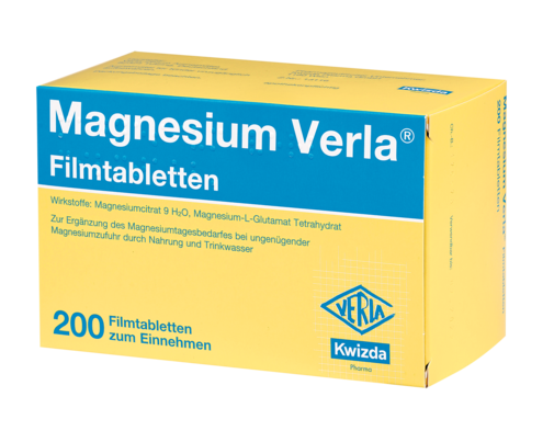 Magnesium Verla - Filmtabletten, A-Nr.: 4210349 - 01