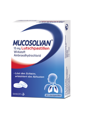 Mucosolvan® 15 mg - Lutschpastillen, A-Nr.: 3517991 - 01