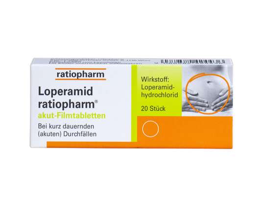 Loperamid ratiopharm® akut Filmtabletten, A-Nr.: 2424431 - 01