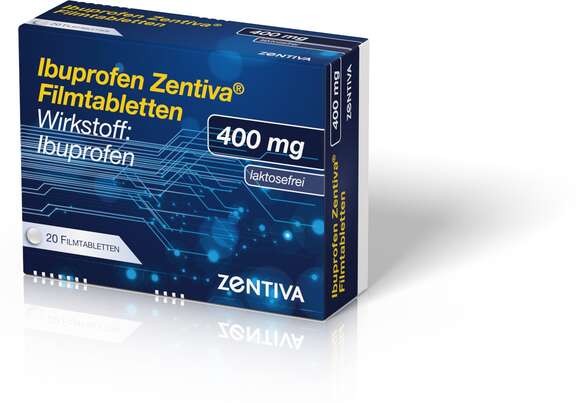 Ibuprofen Zentiva 400mg Filmtabletten, A-Nr.: 5513313 - 01