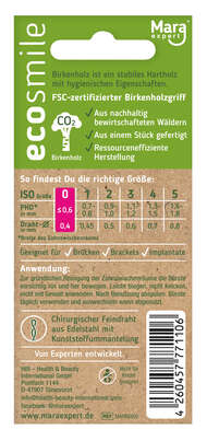 ecosmile INTERDENTALBÜRSTEN ISO 0, extrafein, A-Nr.: 5678942 - 03