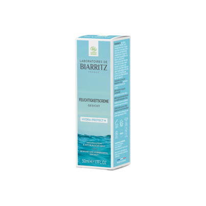 Sie sehen eine Packung Hydra-Protect + feuchtigkeitsspendende Creme Gesicht LdB, Produktbild: 03 Hydra-Protect + feuchtigkeitsspendende Creme Gesicht LdB, A-Nr.: 5571500 - 03