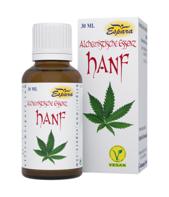 Sie sehen eine Packung Espara Hanf Alchemistische Essenz, Produktbild: 01 Espara Hanf Alchemistische Essenz, A-Nr.: 4040048 - 01