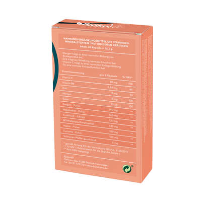 Sie sehen eine Packung BjökoVit Gelenk Formel Kapseln vegan, Produktbild: 03 BjökoVit Gelenk Formel Kapseln vegan, A-Nr.: 5174667 - 03