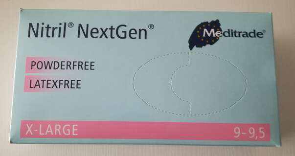 Einmalhandschuhe Nitril Gr. XL blau, A-Nr.: 4894885 - 02