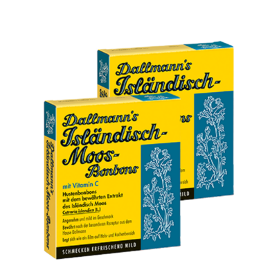 Sie sehen eine Packung DALLMANN'S ISL.MOOS-BONBONS, 37g, FS, Produktbild: 01 DALLMANN'S ISL.MOOS-BONBONS, 37g, FS, A-Nr.: 3390237 - 01