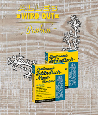 Sie sehen eine Packung DALLMANN'S ISL.MOOS-BONBONS, 37g, FS, Produktbild: 02 DALLMANN'S ISL.MOOS-BONBONS, 37g, FS, A-Nr.: 3390237 - 02