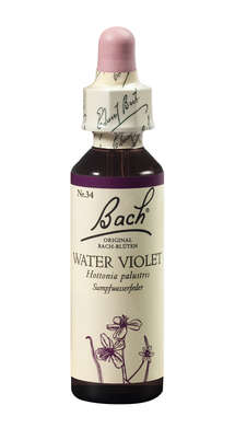 Sie sehen eine Packung Bach®-Blüte Nr. 34 Water Violet (Sumpfwasserfeder), Produktbild: 01 Bach®-Blüte Nr. 34 Water Violet (Sumpfwasserfeder), A-Nr.: 5323392 - 01
