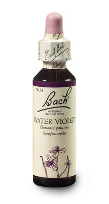 Sie sehen eine Packung Bach®-Blüte Nr. 34 Water Violet (Sumpfwasserfeder), Produktbild: 02 Bach®-Blüte Nr. 34 Water Violet (Sumpfwasserfeder), A-Nr.: 5323392 - 02