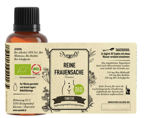 Auwald® - Reine Frauensache - BIO Tropfen (Auszug, Extrakt, Essenz), A-Nr.: 5709559 - 04