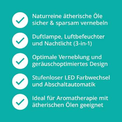 Sie sehen eine Packung Aroma Diffuser in Holzoptik mit LED, Produktbild: 03 Aroma Diffuser in Holzoptik mit LED, A-Nr.: 5178582 - 03