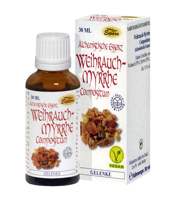 Sie sehen eine Packung Espara Weihrauch-Myrrhe Compositum Alchemistische Essenz, Produktbild: 02 Espara Weihrauch-Myrrhe Compositum Alchemistische Essenz, A-Nr.: 4862388 - 02