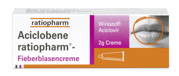 Aciclobene ratiopharm Fieberblasencreme, A-Nr.: 2424247 - 01